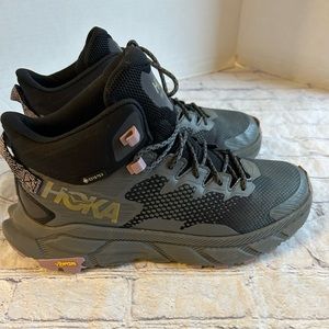 HOKA TRAIL CODE GTZ BLACK/CASTLEROCK WOMENS HIKING SHOES 1123166-BSCTL SIZE 8.5B